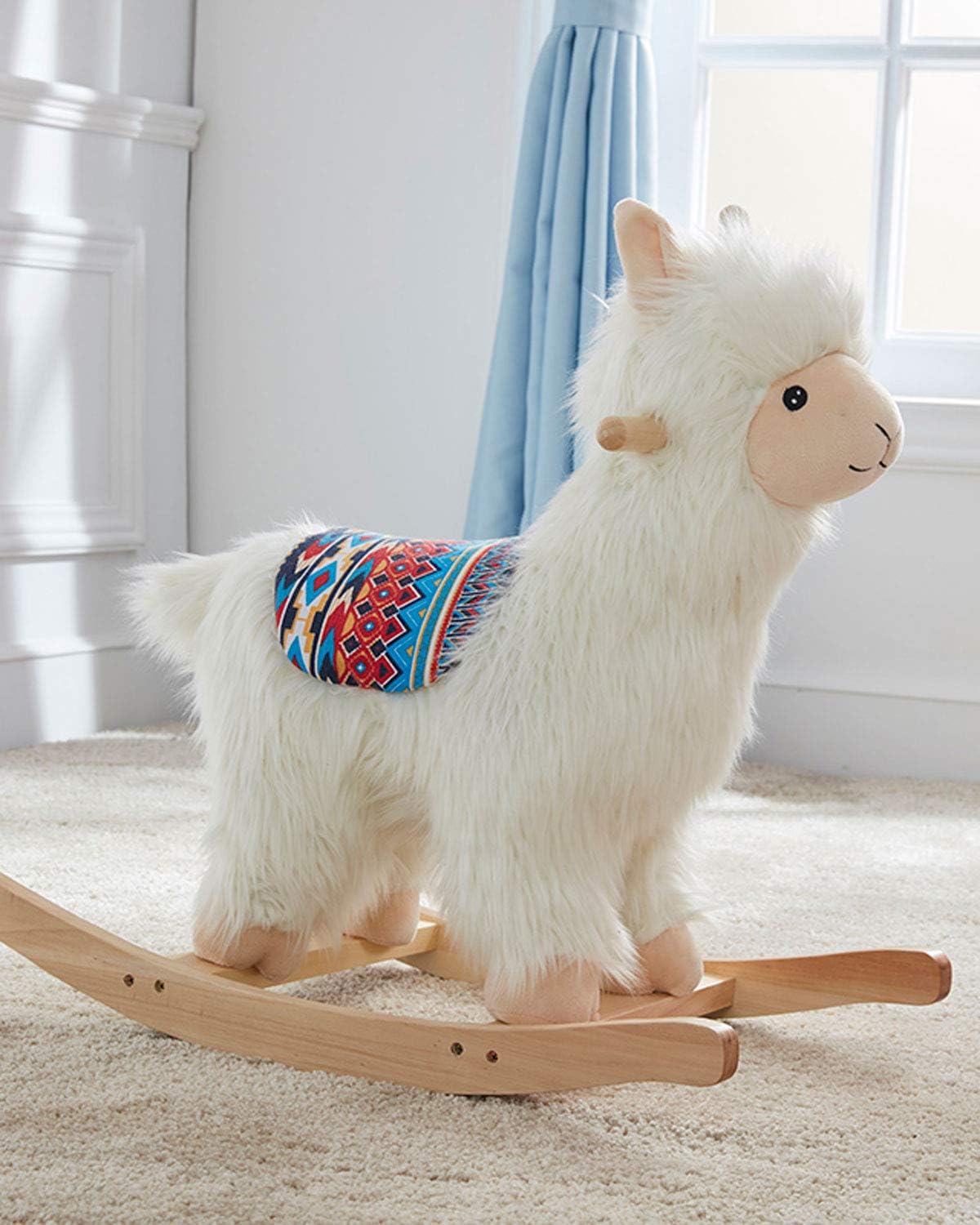 alpaca rocking horse