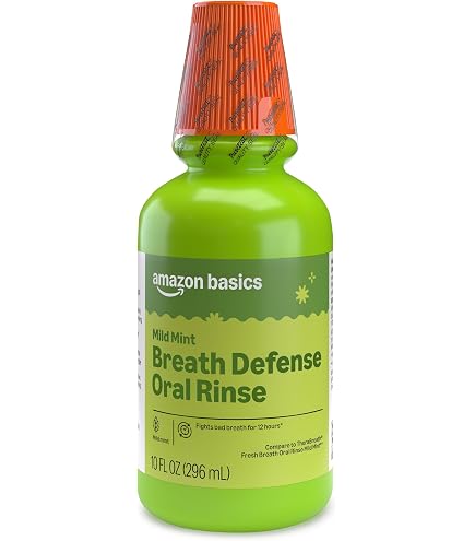 Amazon.com : Amazon Basics Breath Defense Oral Rinse, Mild Mint
