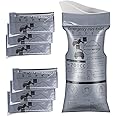 SANPUK Emergency Portable Urine Bag, 6 Pack Travel Urinal Bag, Unisex Urinal Bag, Disposable Urine Bag Suitable for Camping, Travel, Traffic Jams, Pregnant Women, Children, Patients (6 Pack-Grey)