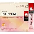JUNG KWAN JANG Everytime Korean Red Ginseng Extract 1,000mg & Grapefruit - Vegan Ginseng Root Energy Drink Liquid Stick Supplements - Builds Stamina & Immunity, No Caffeine (30 Sticks, 0.34 fl oz)