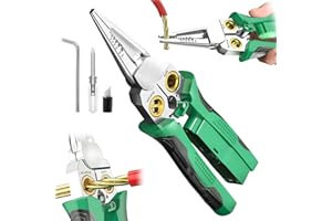 GENERIC 8 in 1 Wire Stripper with Voltage Tester, 2025 New Multi-function Electric Wire Stripping Tool for Cutting and Pulling Pliers, Electrician Repair Tool