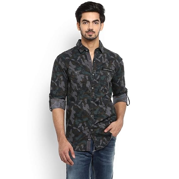mufti slim fit shirts