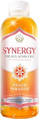 SYNERGY The Real Kombucha - Peach Paradise - 16 fl oz Bottle - Raw Probiotic Drink for Gut Health and Immune Support