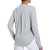 CHALLMOTI Long Sleeve Workout Tops for Women Sun Protection Shirts SPF UV Rash Guard Lightweight Hiking Tops UPF 50+