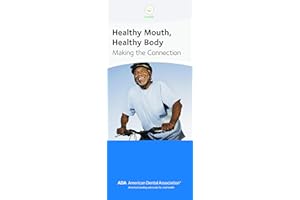 AMERICAN DENTAL ASSOCIATION Healthy Mouth, Healthy Body: Making The Connection - ADA Patient Education Brochure, 8 Panels, Pack of 50