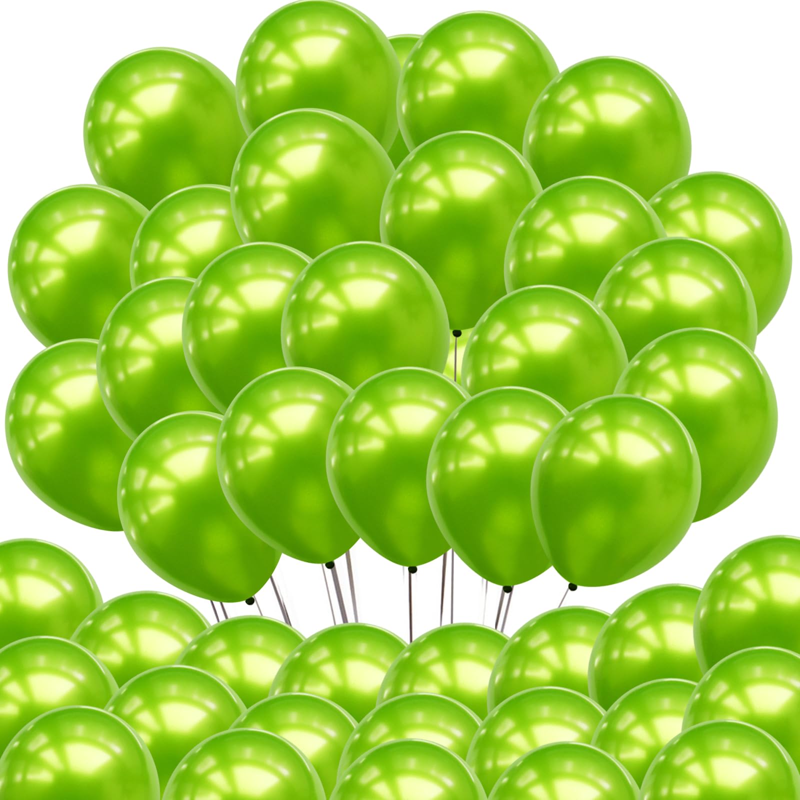 Photo 1 of ** less than 20**Neo LOONS® 100 pcs 5" Pearl Lime Green Premium Latex Balloons - Great for Birthdays, Weddings, Receptions, Baby Showers, Water Fights, or Any Celebration