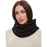 Onvavient Winter Neck Warmer Loop Scarf for Women, Neck Gaiter Head Scarf, Thick Windproof Infinity Neck Scarves for Men