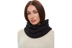 Onvavient Winter Neck Warmer Loop Scarf for Women, Neck Gaiter Head Scarf, Thick Windproof Infinity Neck Scarves for Men