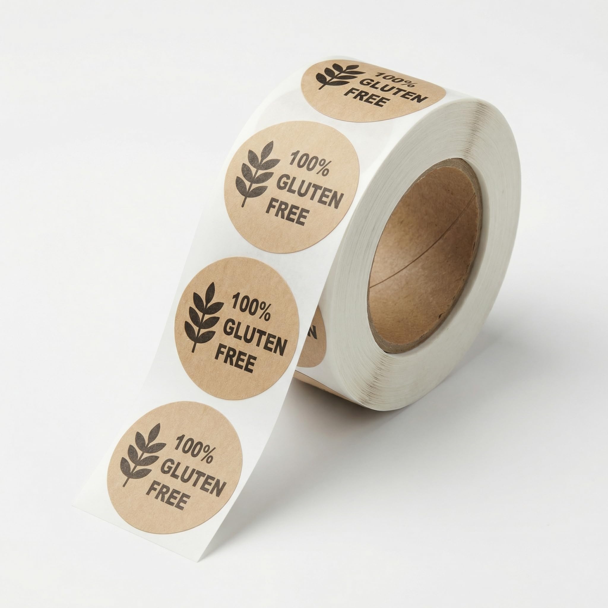 Gluten Labels in Kraft Adhesive (500 Units)