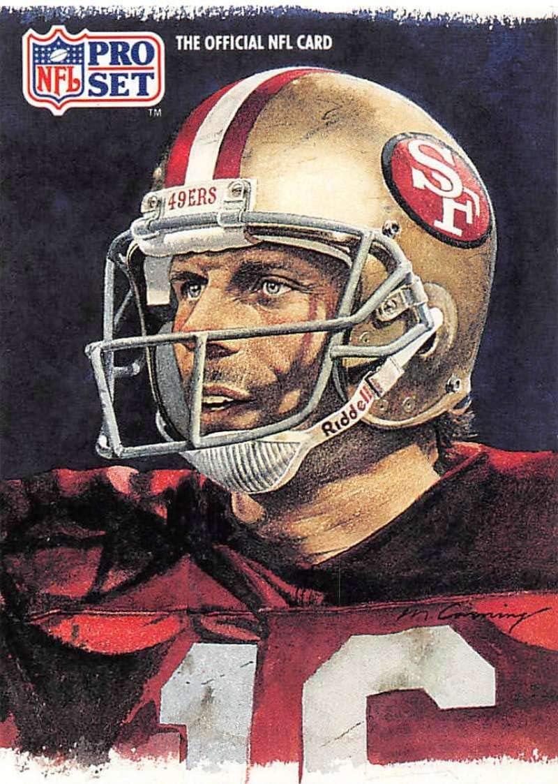1991 Pro Set Football Card 387 Joe Montana San Francisco