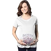 Crazy Dog T-Shirts Maternity Lil Firecracker Pregnancy T Shirt Cute 4th of July USA Tee for Mom to Be