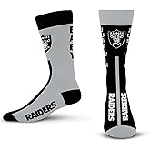FBF - NFL Adult Team Logo Big Top Mismatch Dress Socks Footwear For Men And Women Game Day Apparel