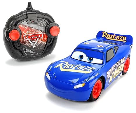 Dickie Toys 203084009 - Cars 3 Turbo Racer Fabulous Lightning McQueen, RC Fahrzeug, ferngesteuertes Auto, 1:24, 17cm