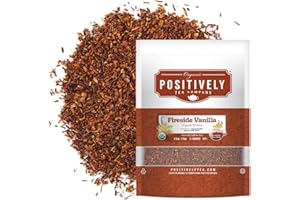 Organic Positively Tea Company, Fireside Vanilla Rooibos Tea, Loose Leaf, 16 Ounce