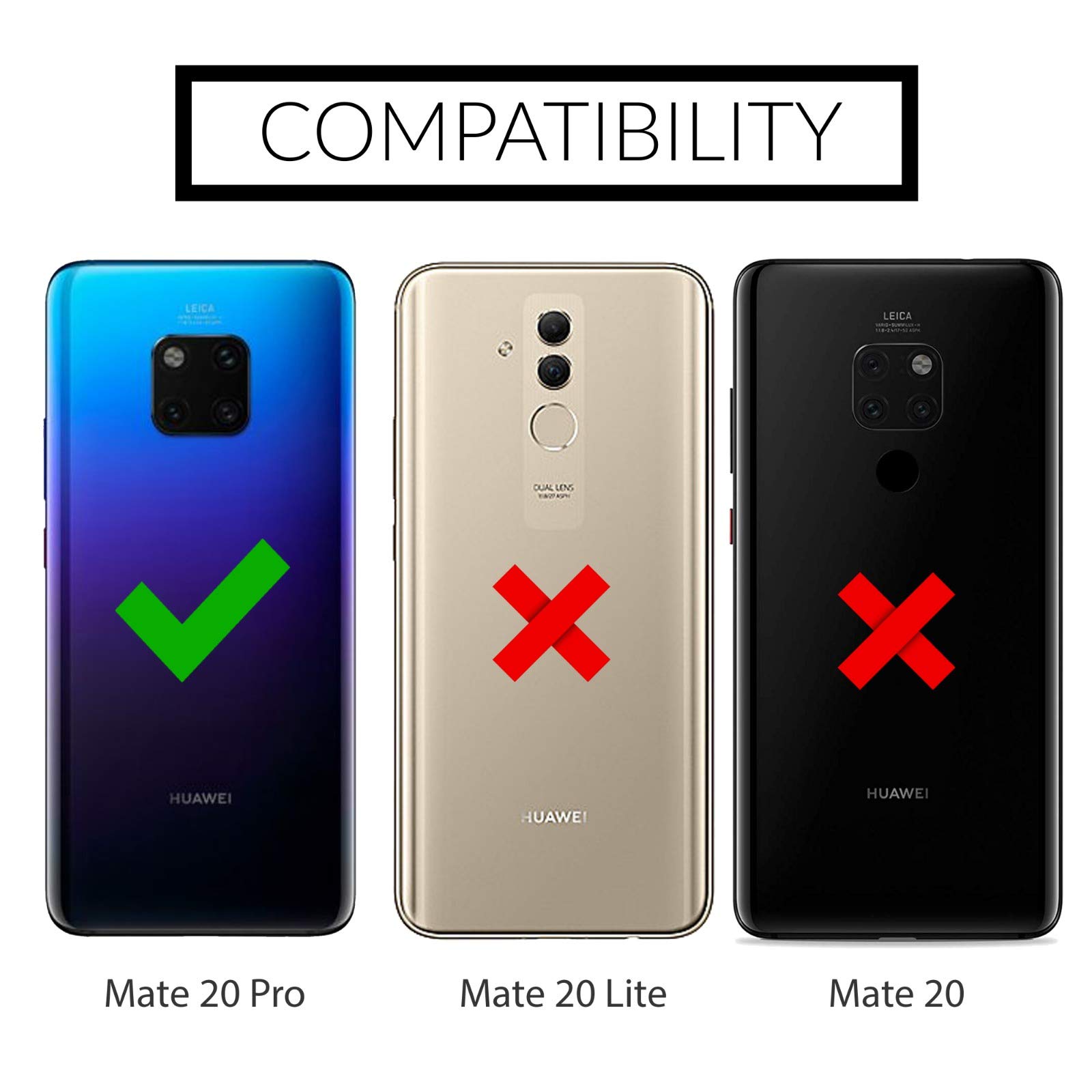 UTECTION Handyhülle Silikon für Huawei Mate 20 Pro - Robuster Schutz, Ultra-Slim, Ideale Passform - Qi-Kompatibel - Mate20 Pro Hülle Transparent - TPU Case Silikonhülle Durchsichtig