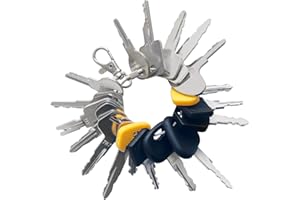 EISENS (18) Forklift Telehandler Ignition Starter Key Set for Toyota Hyster Doosan Yale Linde Nissan Crown Komatsu Caterpillar Clark Bobcat Daewoo Jungheinrich JCB Mitsubishi Lull Gradall