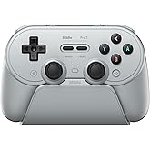 8BitDo Pro 3 Bluetooth Controller for Switch/Switch 2 – TMR Joysticks, Swappable ABXY Buttons, Pro Back Buttons, Charging Doc