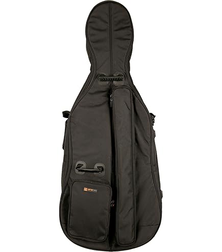 Sac De Transport Rembourré Imperméable Pour Violoncelle 1/4 - 14 Tailles - Sangles Réglables, Poche Latérale - Idéal Pour Cours Et Déplacements