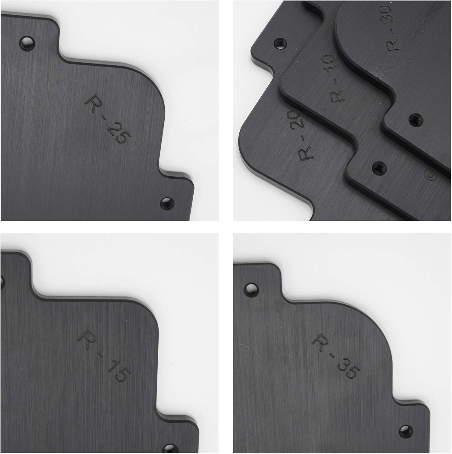 3pcs R Round Corner Jig Template for Engraving Router Table(R10 x R15 and R20 and R25 and R30 x R35) for Woodworking Tools Engraving Machine Accurate - Image 5