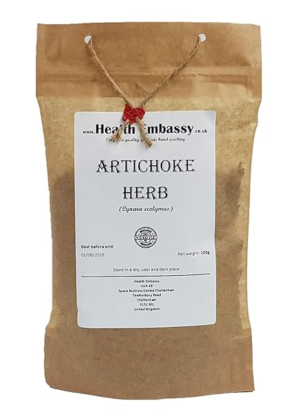 Artischocke Kraut (Cynara scolymus) 100g / Artichoke Herb 100g - Health Embassy - 100% Natural