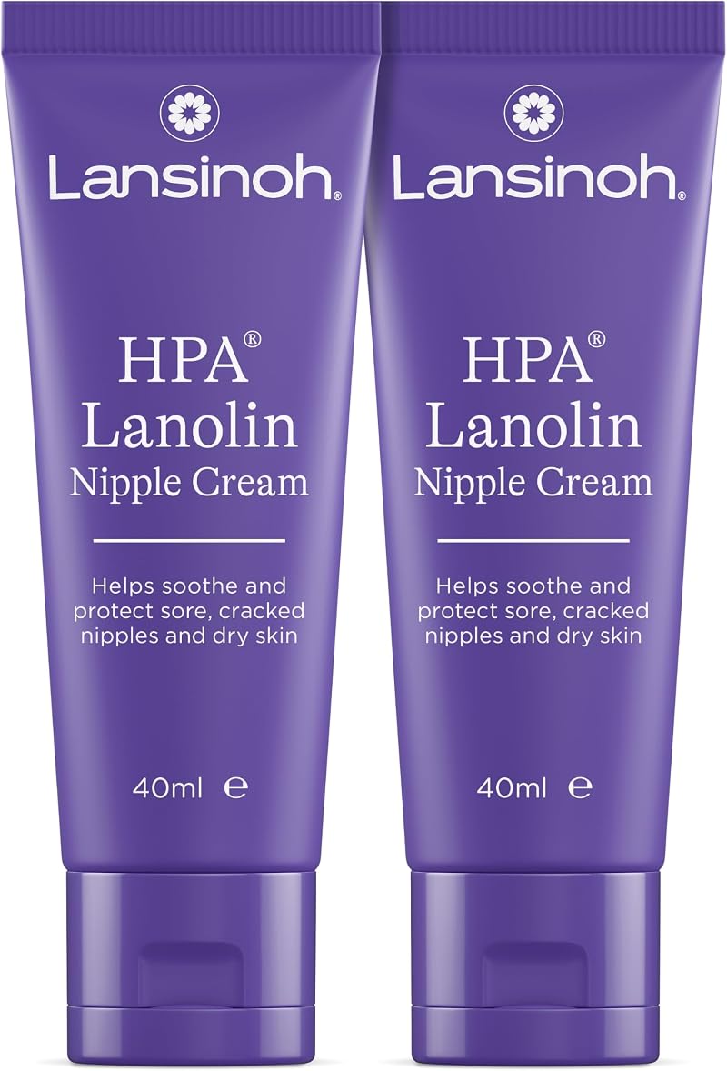 Lansinoh Nipple Cream 2 x 40ml Lanolin Sore Nipples Hypoallergenic