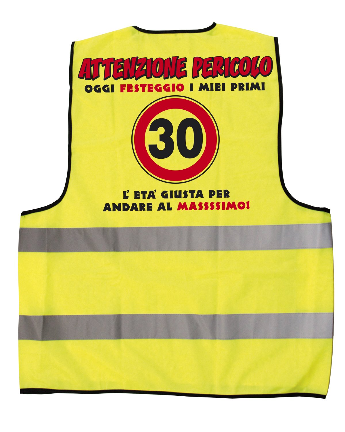 Bombo Birthday Vest, yellow, One Size