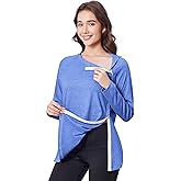 Deyeek Post Shoulder Surgery Shirts for Women Full Tear Away 2 Side Snaps After Rotator Cuff Chemo Port Adaptive Clothing