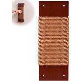 SiliFine 14.5" x 5" Wall Mount Makiwara, Solid Beech Wood Punching Board, Pre-drilled Holes for Easy Wall Mount, Martial Arts Training Equipment, Home Gym Garage Dorm (Brown)