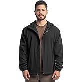 ATG mens Flex Ventilated Full Zip Windbreaker Hiking Jacket