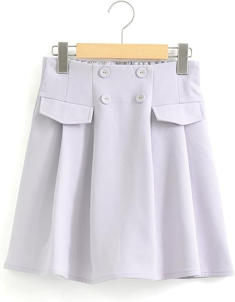 Amazon マジェスティックレゴン Majestic Legon フラップ付スカパン M L グレー キュロット 通販