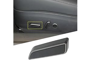 YUNHECAM Seat Adjustment Button Black Trims for Tesla Model 3/Y 2021 2022 2023 Front Left Driver Side Seats Cushion Forward Button Switch Cover Replacement 1098840-01-D