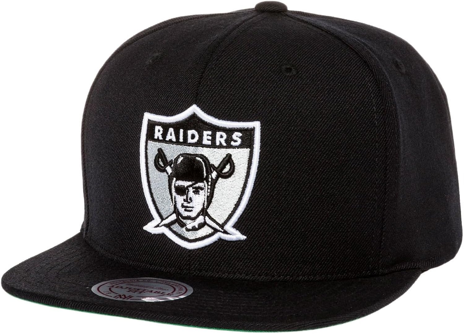raiders mitchell and ness snapback