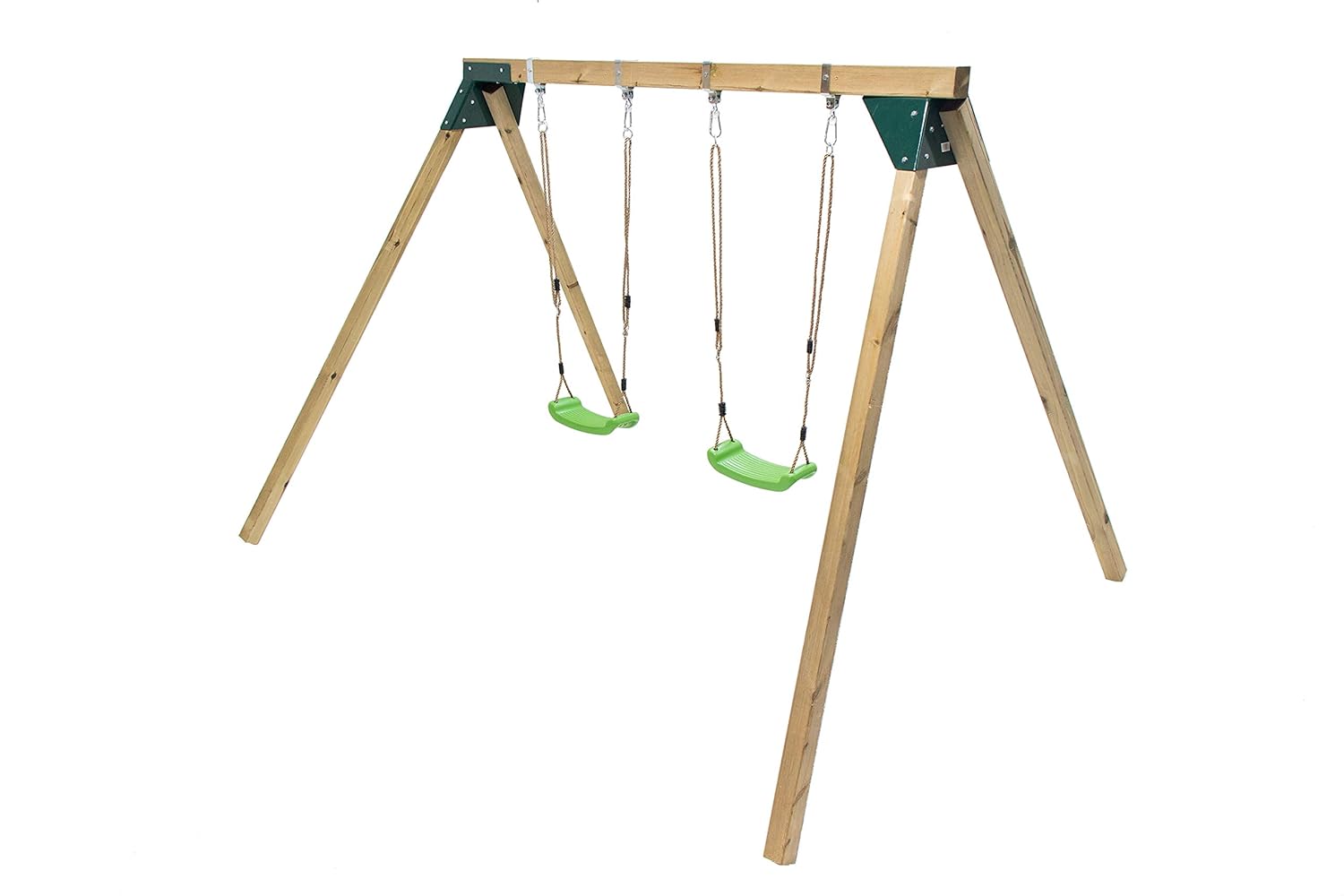 Gimnasios y columpios MASGAMES Katy Columpio Doble de Madera Cuadrada