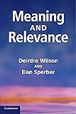 Meaning and Relevance