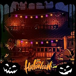 25FT Outdoor Halloween String Lights, G40 Outdoor