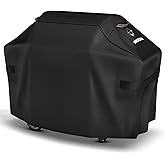 Ultimate Durable 60 Inch Grill Cover for Outdoor Grill,Heavy Duty Waterproof Rip-Proof BBQ Cover,Fade Resistant Gas Grill Cover with Straps,3-4 Burner Barbecue Cover for Weber Char-Broil Nexgrill,etc