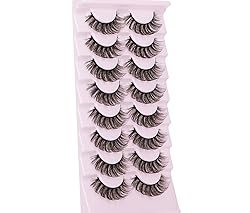 False Eyelashes Fluffy Mink Lashes Natural Wispy