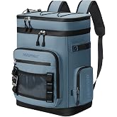 Hulongo Large Waterproof Insulated Cooler Backpack, 48Cans, 30L | Men &amp; Women, Leakproof, for Camping, Beach, Fishing, Picnic, Travel, Outdoor