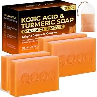 3er Pack Kojic Acid Seife Mit Kurkuma & Zitrone – Aufhellende Körper- & Gesichtsseife Für Männer & Frauen