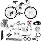 CUBELLIN 100cc Bicycle Engine Kit 2 Stroke Motorized Bike Motor Kit | 36-Tooth Sprocket Full Set Fuel-efficient Gas Motor Kit for 26"-28" Bikes