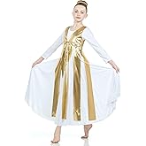 Danzcue Girls Metallic Streamer Tunic (Dress Not Included)