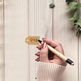 KALIONE 200pc Kraft Paper Price Tags Jewelry Clothing Display Small Gift Tags view 5