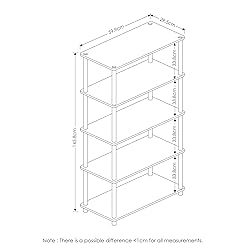 Furinno Turn-N-Tube 5-Tier Multipurpose Shelf