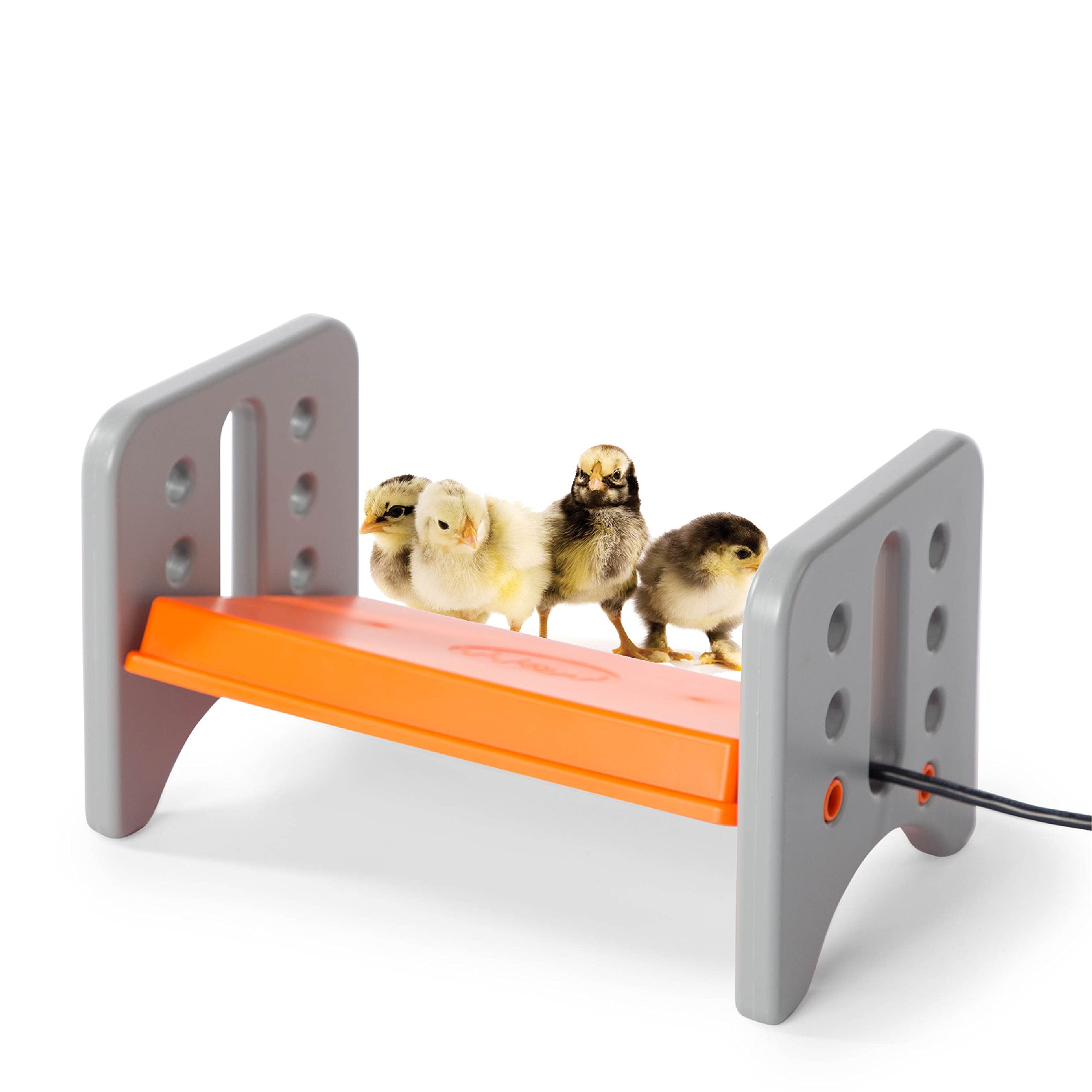 View 1 of K&H Pet Products Chicken Brooder Heater for Chicks Ducklings, Adjustable Heating Plate for Brooder Boxes, Warms up to 15 Chicks, Chicken Coop Poultry Heating with Safety Light, Small 25 Watts