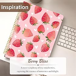 Stanoha Cute Spiral Notebook journal A4 Aesthetic