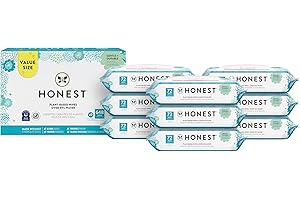 The Honest Company Clean Conscious Unscented Wipes | Over 99% Water, Plant-Based, Baby Wipes | Hypoallergenic for Sensitive Skin, EWG Verified | Classic, 648 Count
