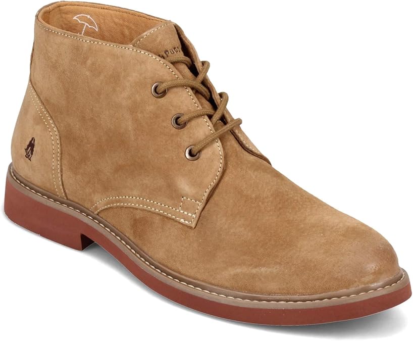 Hush Puppies Men�s Detroit Chukka Boot, Chestnut Suede, 13