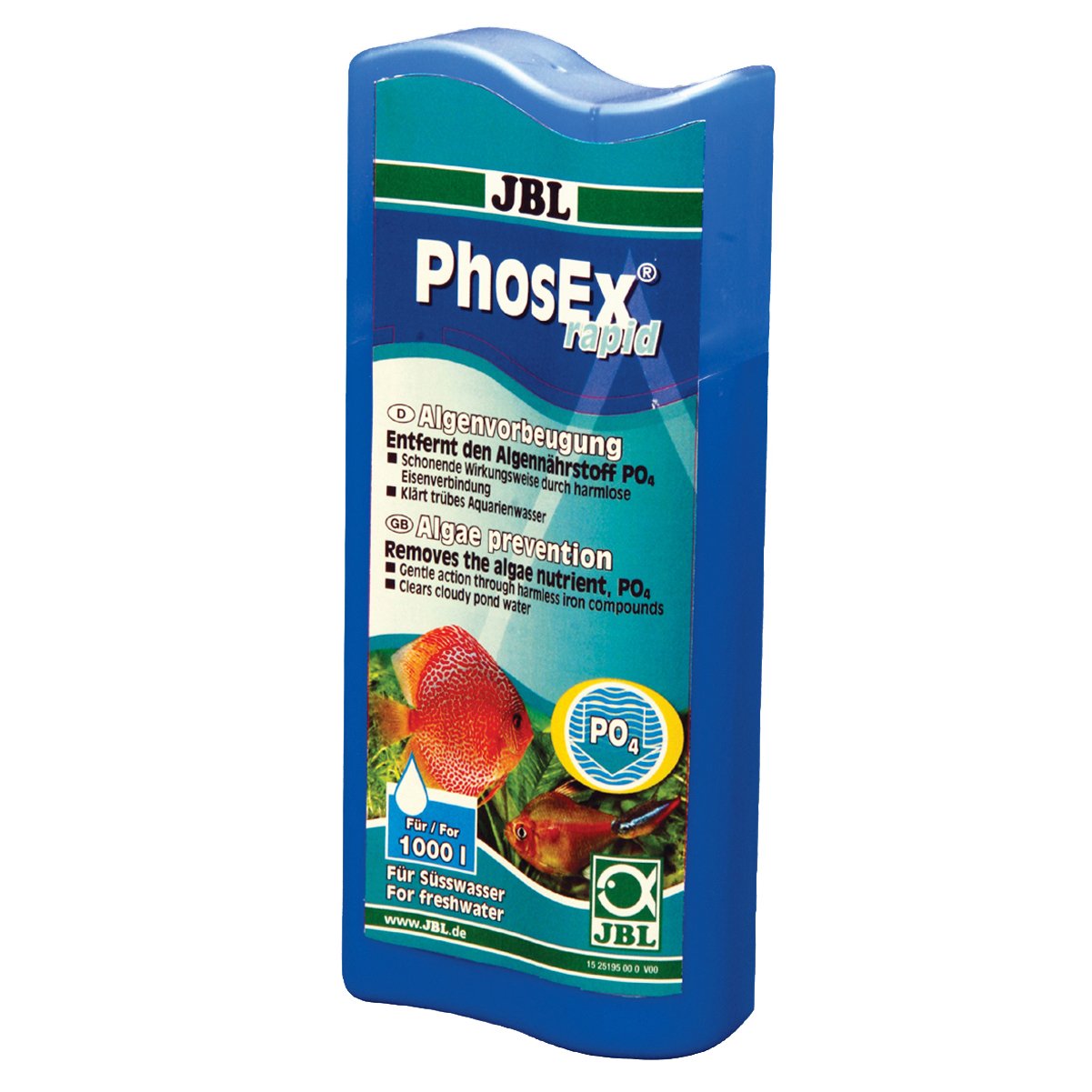 JBL PhosEx rapid 250 ml, Phosphate remover for freshwater aquariums