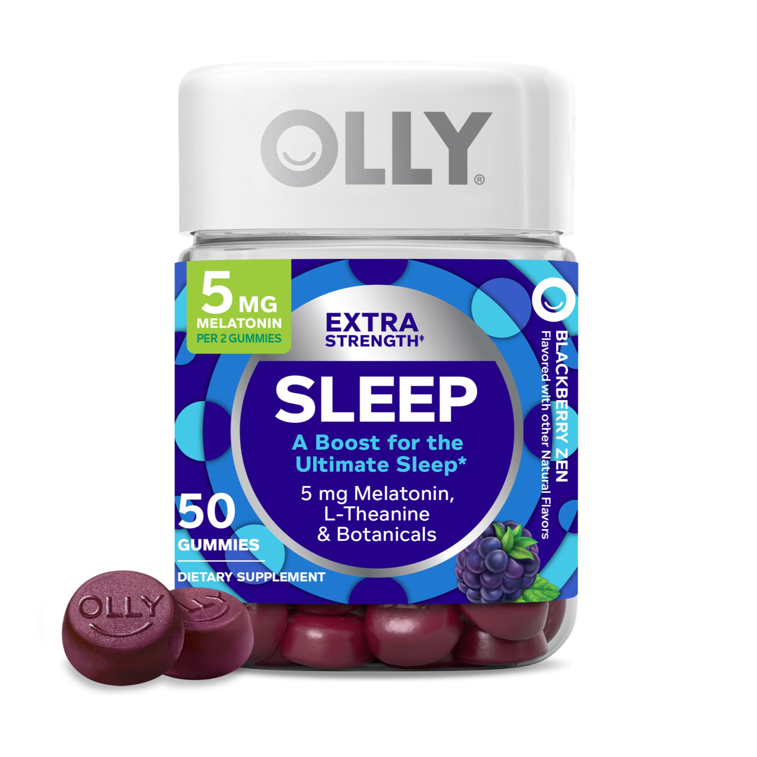 OLLY Extra Strength Sleep, Occasional Sleep Support Supplement - 50 Count