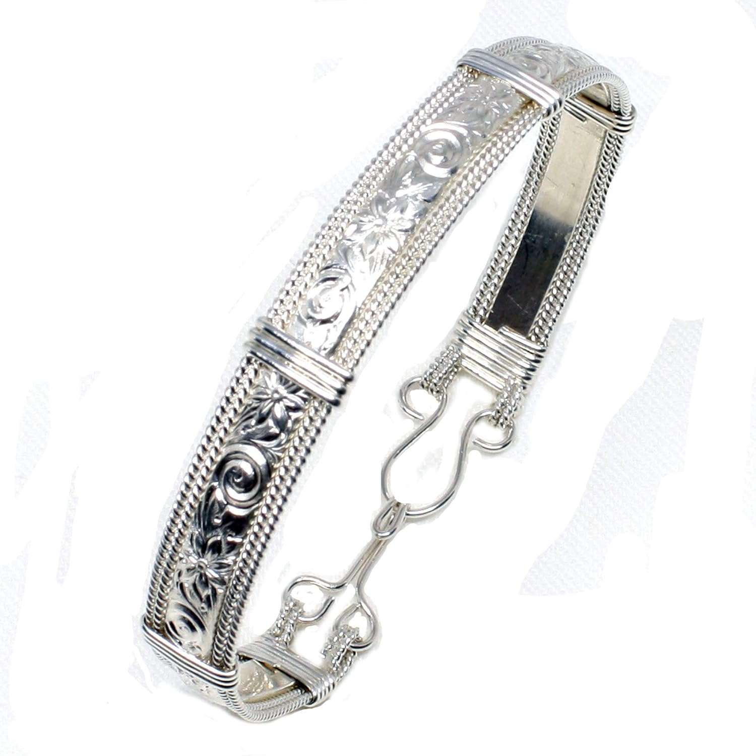 Handmade Sterling Silver Bracelet for Women, 925 Silver
